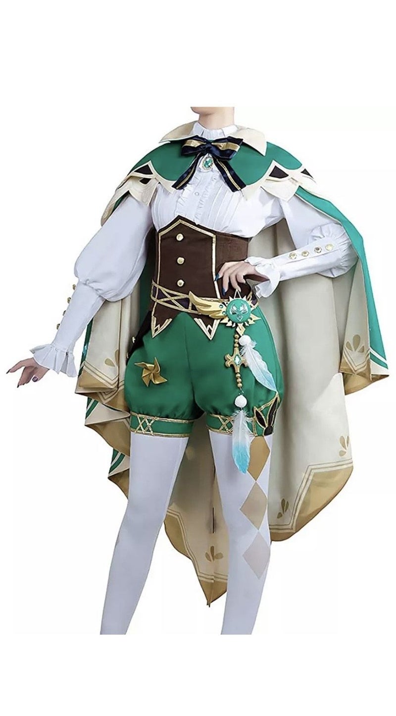 Genshin Impact Venti Anime Cosplay Costume Size 150 - Image 3