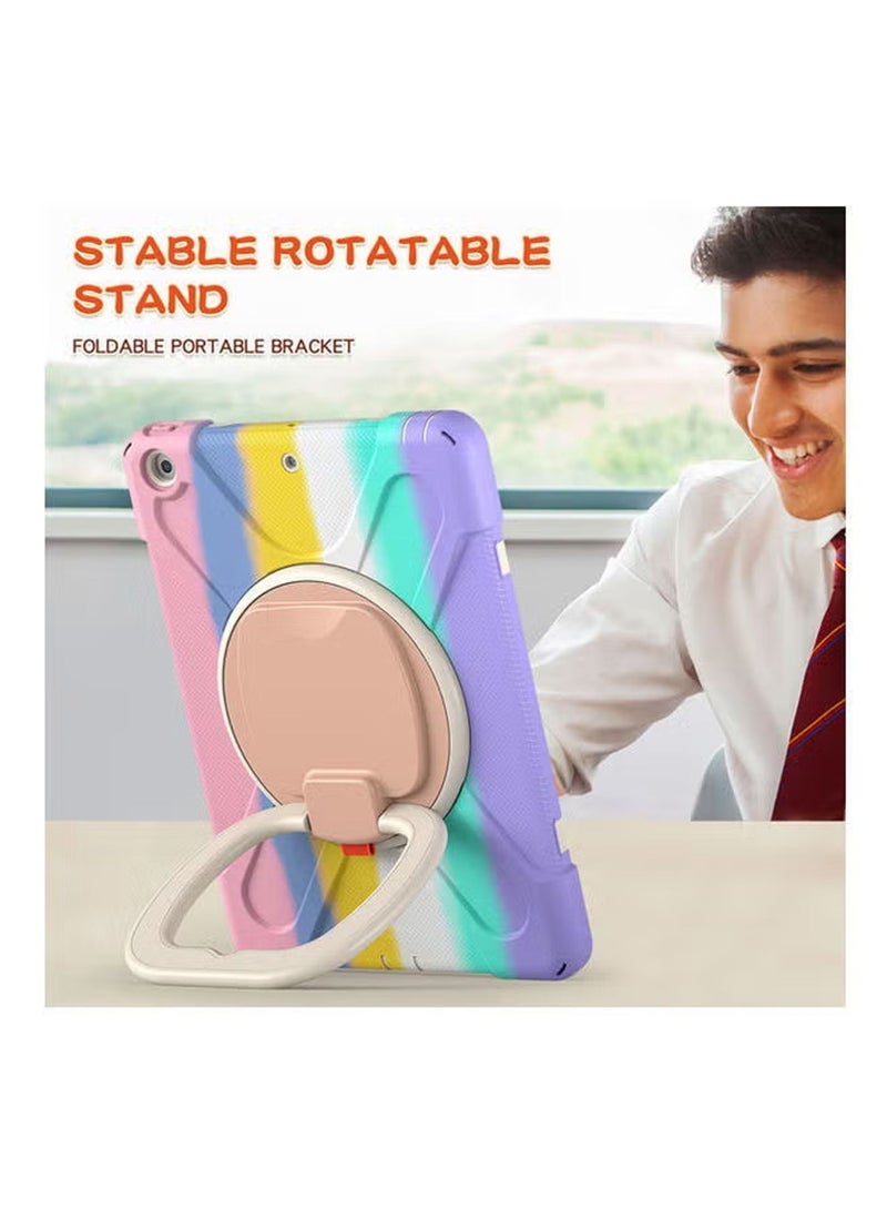 Captaintech Pow Protective Case Cover For Apple iPad 10.2 inch 2021/2020/2019(9th/8th/7th) Gen Multicolour - Image 5