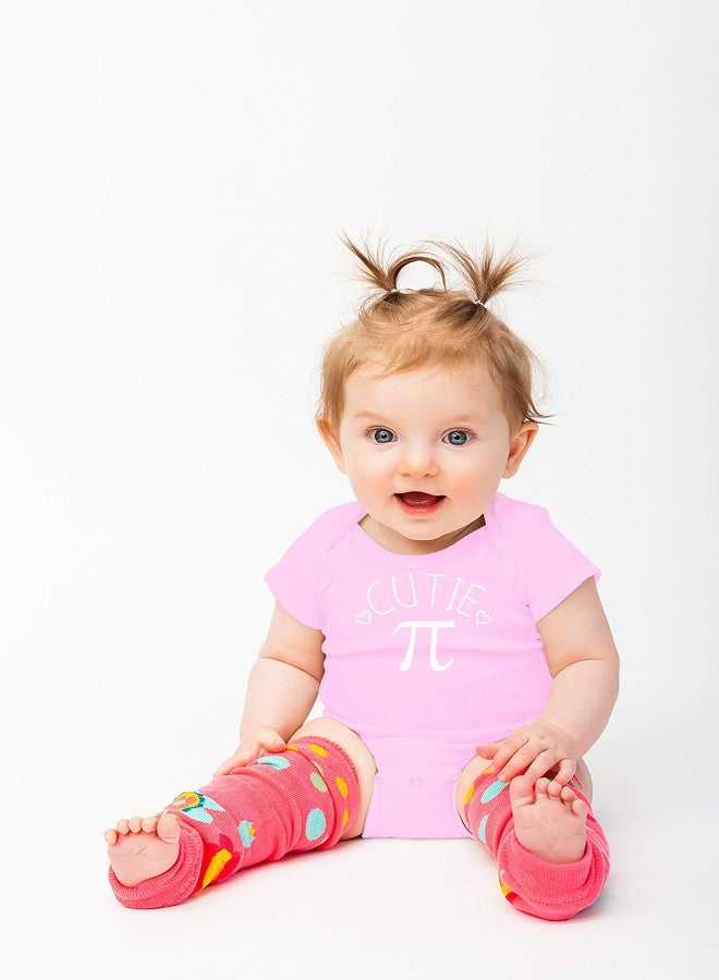 Funnwear كيوتي باي - بدلة أطفال أساسية مضحكة - ملابس أطفال أولاد لطيفة، طقم ملابس رومبير للبنات حديثات الولادة (6 أشهر، وردي) - Image 4