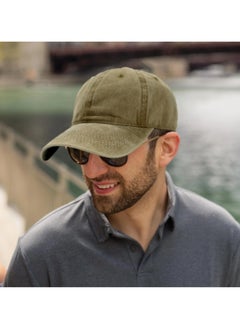 BreeJooy Men women baseball cap , low profile adjustable washed cotton golf dad hat  - Image 3