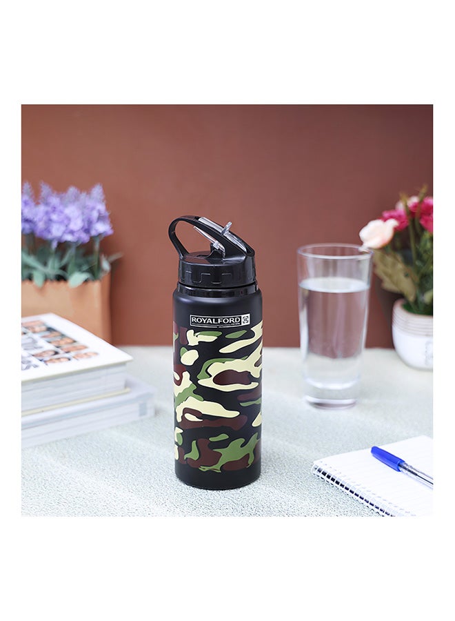 Royalford 600Ml Alum. Sport Bottle Multicolor Green/Black 600ml - Image 4