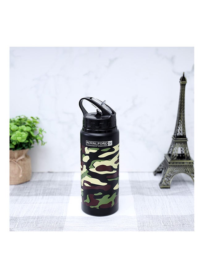 Royalford 600Ml Alum. Sport Bottle Multicolor Green/Black 600ml - Image 2