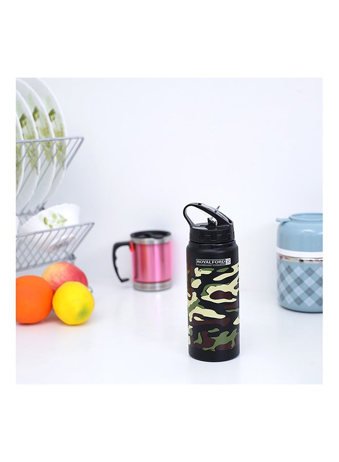 Royalford 600Ml Alum. Sport Bottle Multicolor Green/Black 600ml - Image 3