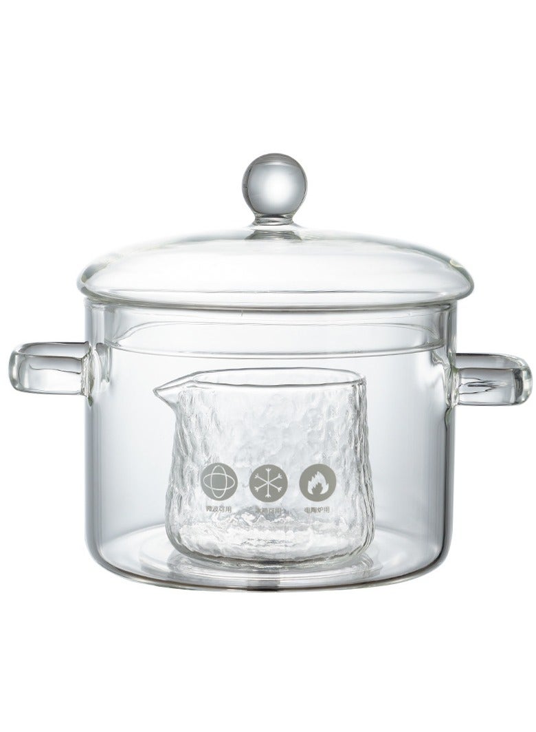 general Essential Oil Distillation Pot with Separator Cup - Glass Pot for Ceramic Cooktop Extraction - Image 3