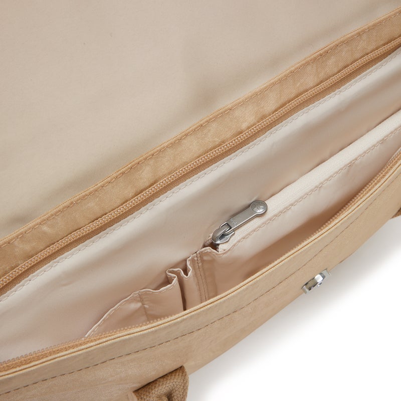 kipling Superworker Sparkled Beige Working Bag With Removable Shoulder Strap - Image 5