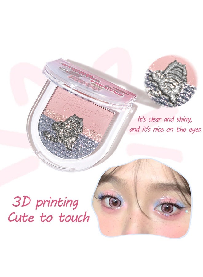 XIXI 3 Color Eyeshadow Palette-Eyeshadow and Highlighter Palette, 3 in 1 Makeup Powder Palette, Cruelty-Free Matte Eyeshadow, Shimmer Illuminator Highlighters for a Glowing Look,#01 Nude - Image 5