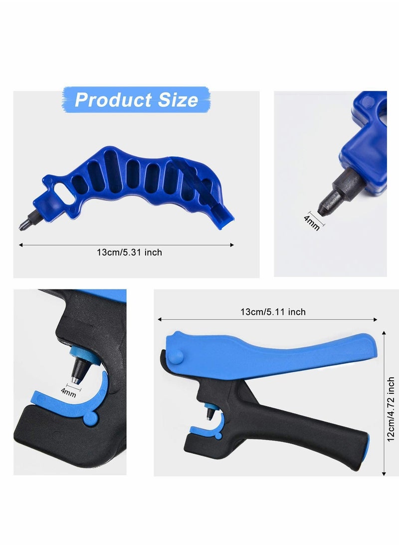 KASTWAVE - طقم أدوات تثقيب ثقوب الري بالتنقيط، أداة تثقيب أنبوب التنقيط 2 في 1 للأعمال الخارجية، مثقب يدوي لفتحة أنبوب الري 16/20 مم من PE (طقم أدوات المثقاب الاحترافي) - Image 1