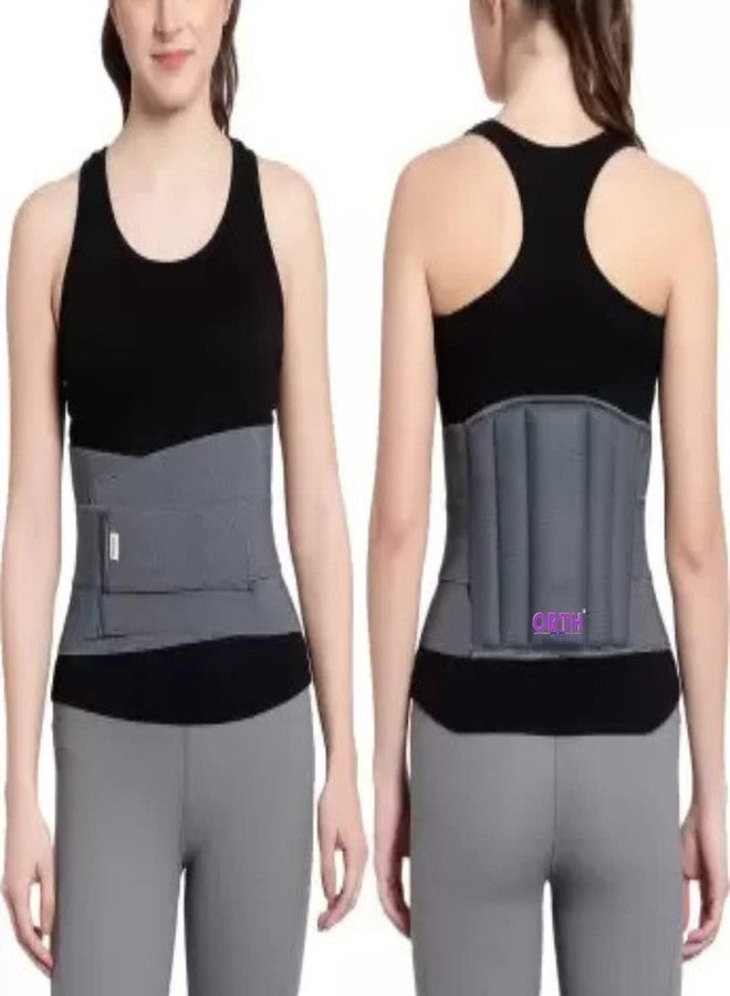 Orth Neoprene Lumber Sacral Spine Support Ls Belt For Back Pain Relief|Lower Back Support Belt For Men And Women, Large Size- 36-40 Inch - Image 1