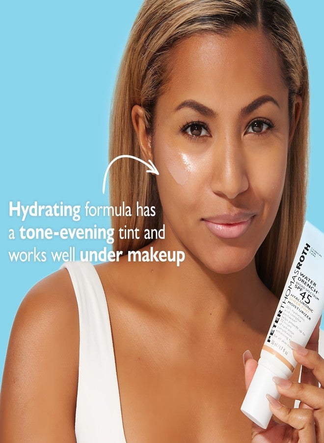 Peter Thomas Roth | Water Drench® Broad Spectrum SPF 45 Hyaluronic Cloud Sheer Tint Moisturizer - Image 3