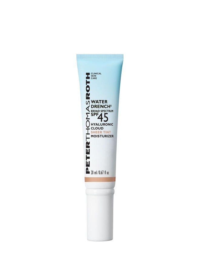 Peter Thomas Roth | Water Drench® Broad Spectrum SPF 45 Hyaluronic Cloud Sheer Tint Moisturizer - Image 1