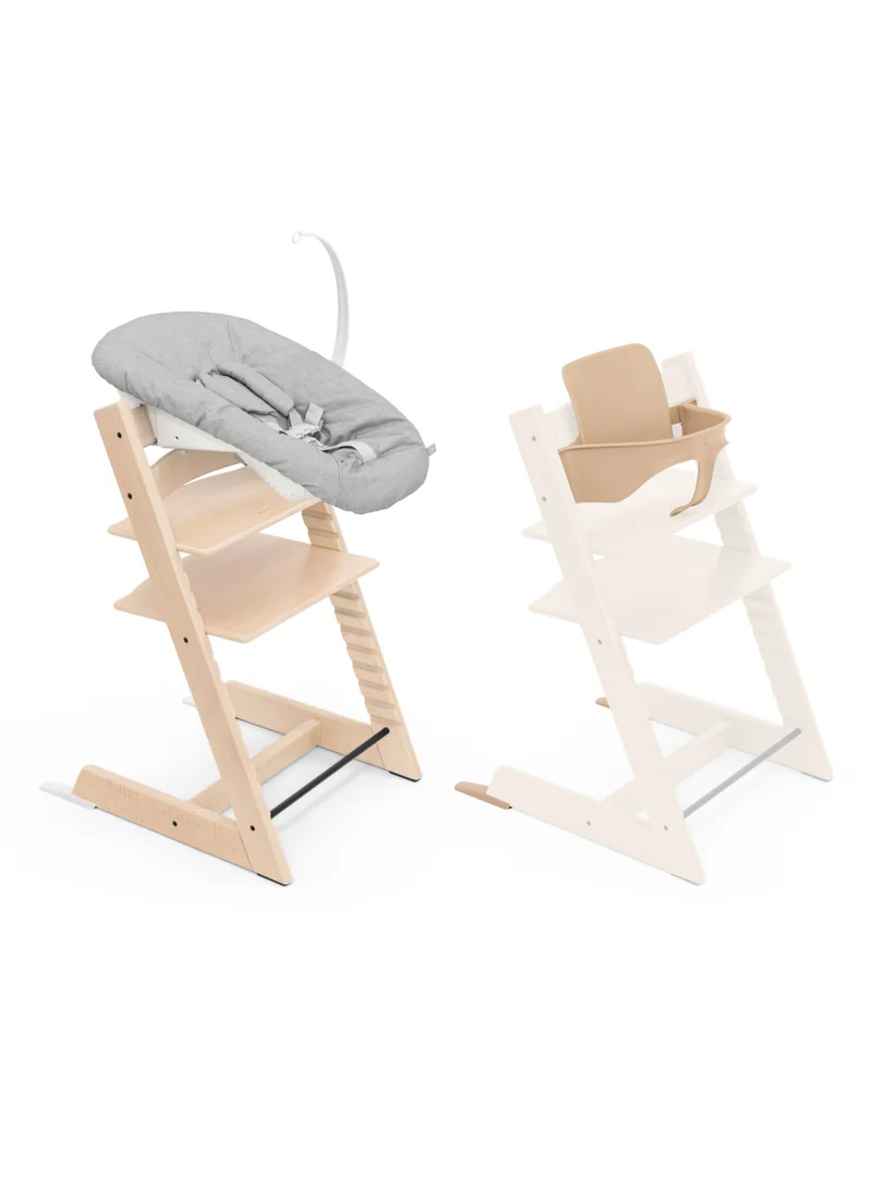 Stokke Stokke Tripp Trapp Chair + Baby & Newborn Set Bundle Natural