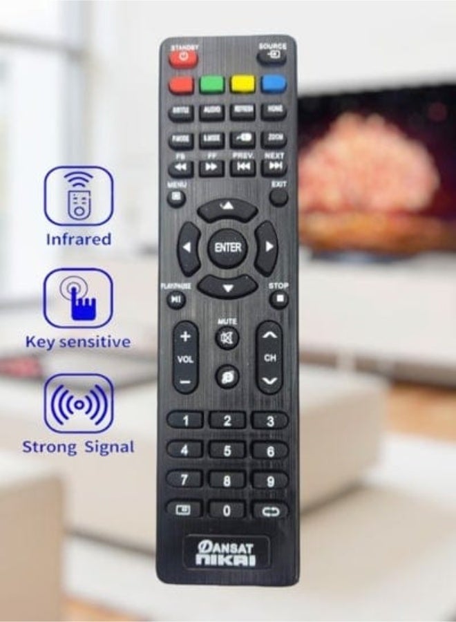 جهاز تحكم عن بعد بديل عالمي لتلفزيون Dansat وNikai Lcd LED - Image 2