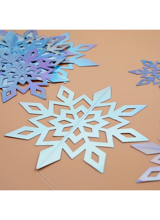 OuMuaMua Christmas Snowflake Decorations, 15pcs Xmas 3D Iridescent Snowflakes 3D Laser Paper Snow Flakes for Christmas Winter Wonderland Snow White Holiday Birthday Home Party Decor, Holographic - pzsku/Z40C8BC2CF1C76D28DC00Z/45/_/1740982846/6eee4cfa-4687-4d2a-9b7f-0d3613ae385d