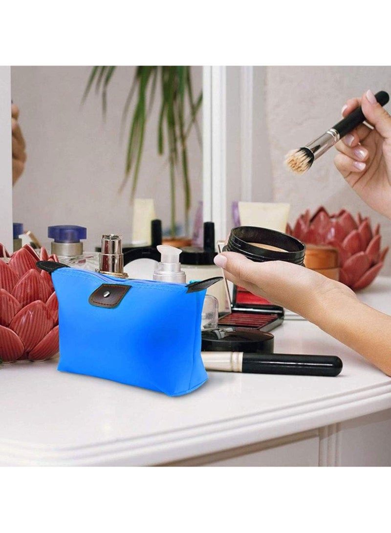 حقيبة مستحضرات تجميل للسفر، منظم مكياج على شكل زلابية، حقائب غسيل محمولة مقاومة للماء، حقيبة مستحضرات تجميل صغيرة للفتيات والنساء  - Image 3