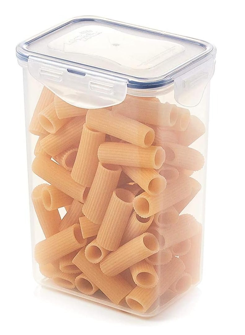 Raxoom Airtight Tall Food Storage Container, Clear, Rectangular, 43.96-oz / 5.49-cup, HPL809 - Image 1