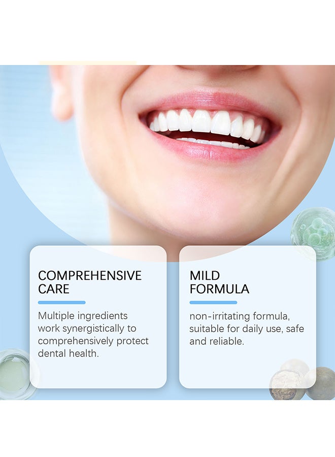 Oralhoe tooth care solution, rich in water, glycerin, panthenol, sodium PCA, hydroxyapatite, colloidal silver, theobromine, etc., is suitable for protecting gums, deep cleaning of yellow teeth and tooth stains, oral care - Image 4