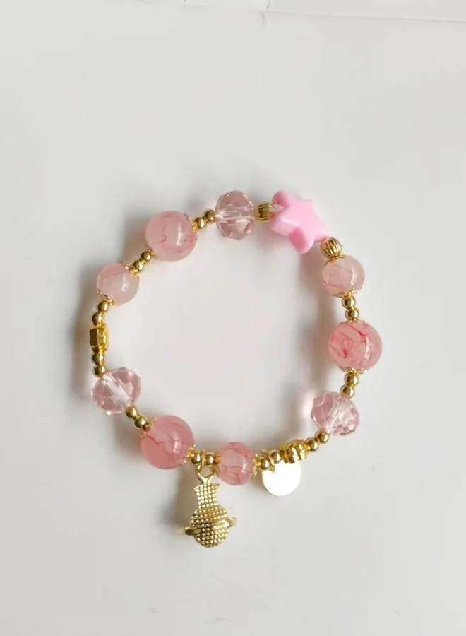 Take Two Rose Quartz Beaded Bracelet