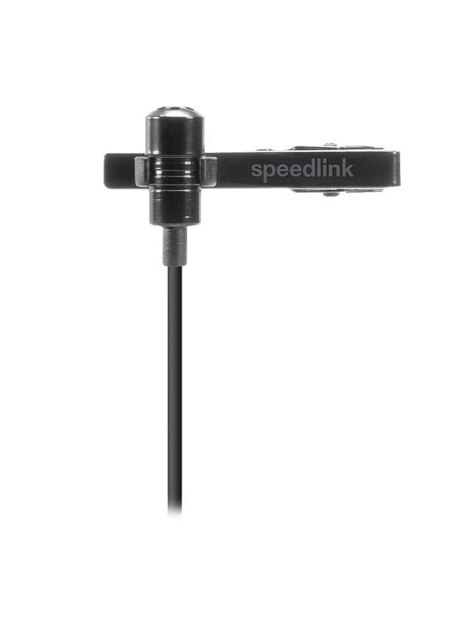 سبيدلينك ميكروفون سبيد لينك SL-8691-SBK-01 Spes بمشبك أسود - Image 4