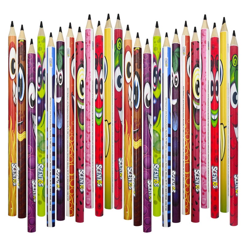 Scentos Scented Pencils for Kids - No. 2 Lead Pencils - Cute Pencil - For Ages 3 and Up - 24 Pack - Image 4