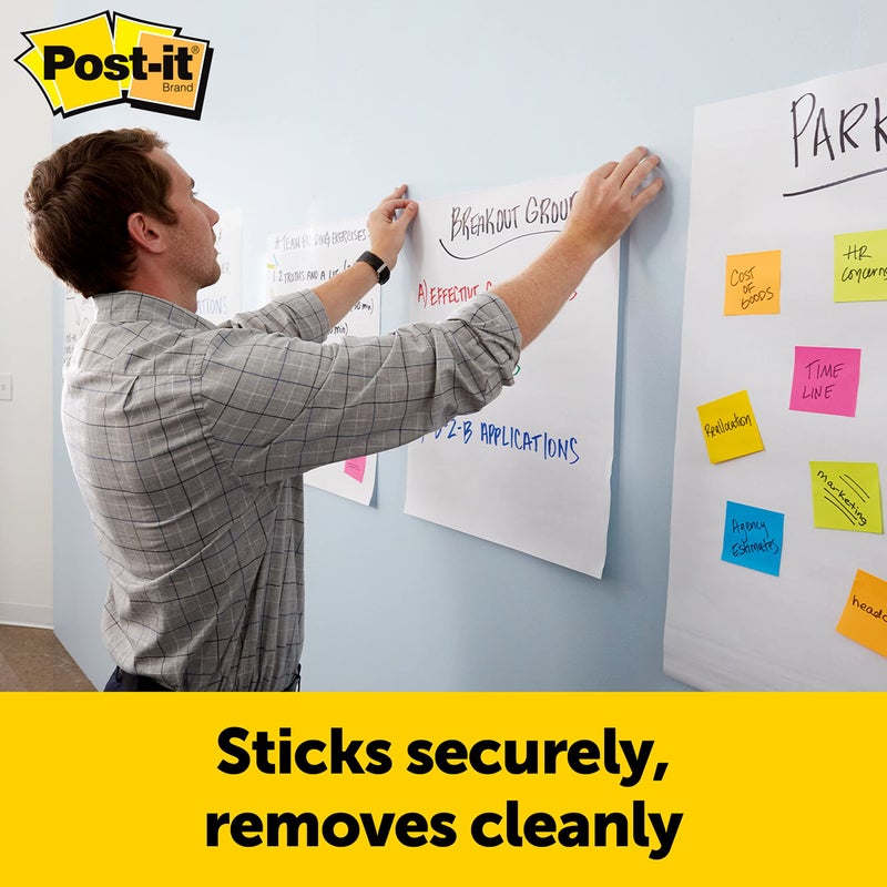 Post It Post-it Self-Stick Mini Easel Pad, 15 in x 18 in, 20 Sheets/Pad, 3 Pads, Great for Virtual Teachers and Students (577-3PK) - Image 4