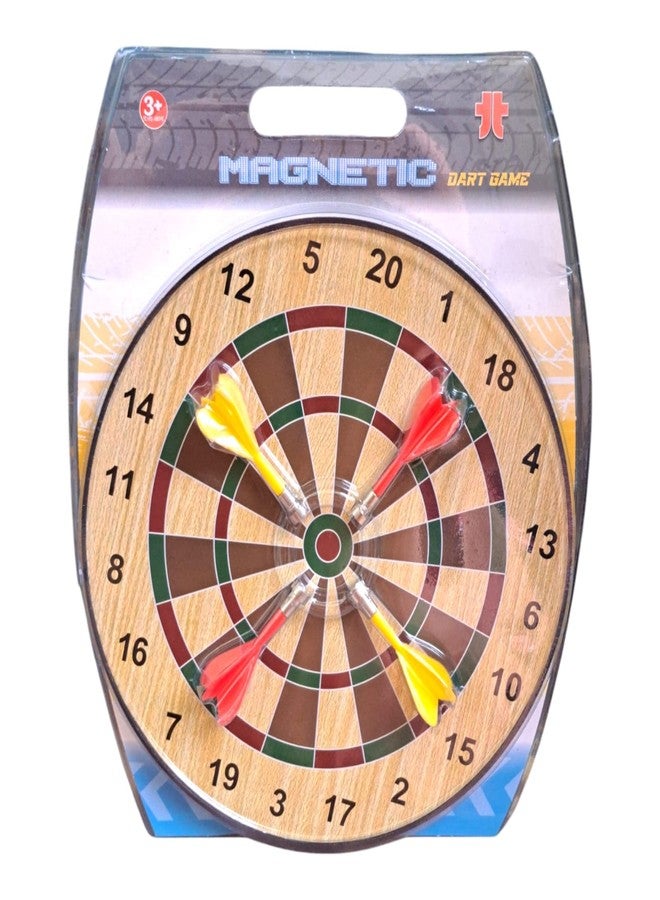 JNiL Magnetic Dart Board with Darts for Adult Indoor and Outdoor Game for Kids with 4 Darts (Multi Color) - Image 2