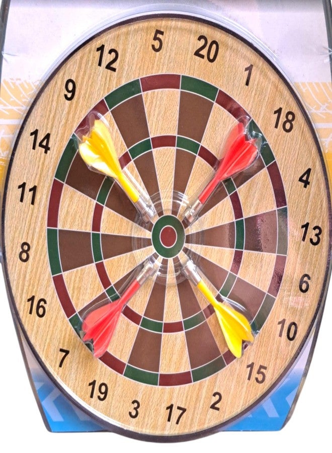 JNiL Magnetic Dart Board with Darts for Adult Indoor and Outdoor Game for Kids with 4 Darts (Multi Color) - Image 1