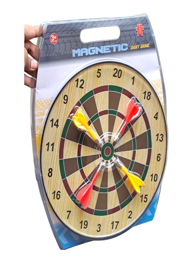 JNiL Magnetic Dart Board with Darts for Adult Indoor and Outdoor Game for Kids with 4 Darts (Multi Color) - Image 3
