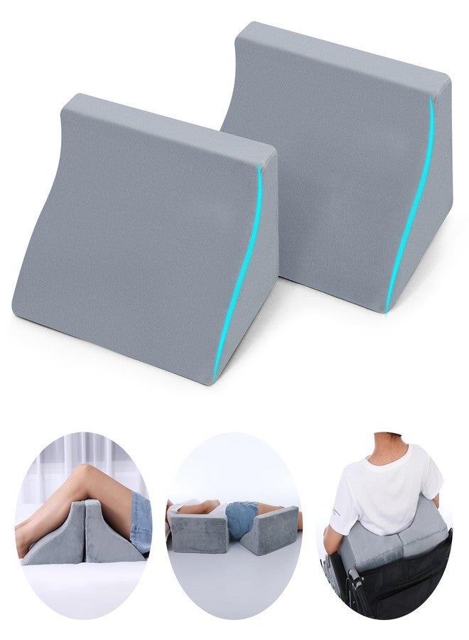 Fewener 2 Pack Small Wedge Pillow for Sleeping, Wedges & Body Positioners, Back Pillow for Side Sleeper & Back Pain Relief & Bed Sores - Image 1