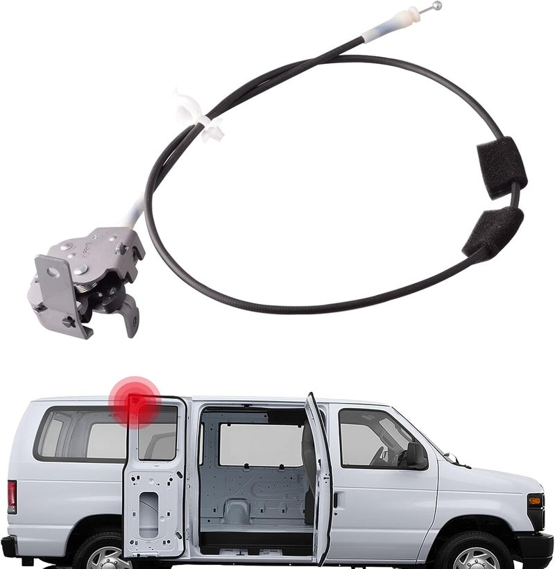unikpas Side Door Upper Latch for Ford E150 E250 E350 Van 1992-2019 - Right Side Hinged Door Lock Latch - Image 1