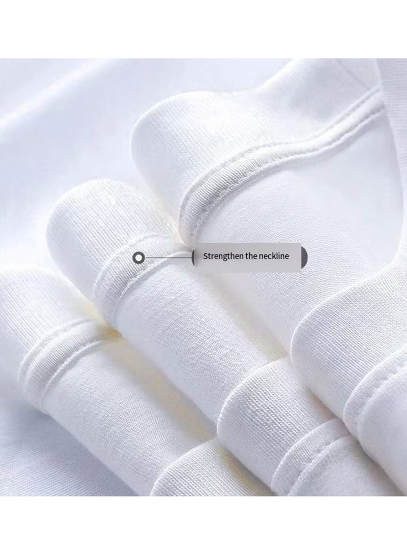 Children's Summer Pure Cotton Half Sleeve Boys and Girls Fashion Trend Top - Image 2