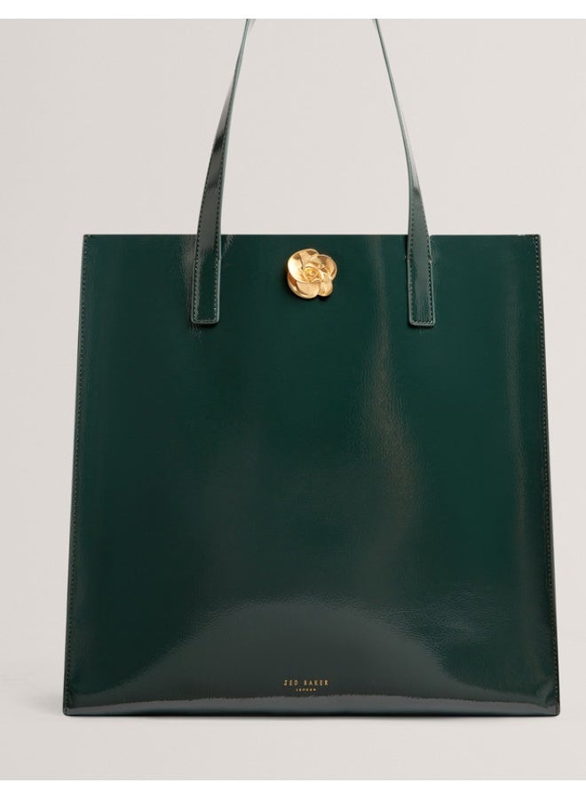 Ted Baker Rose Detail Crinkle Large Tote Bag - Image 1