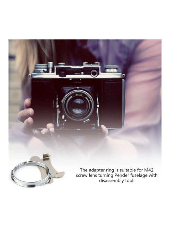 Lens To Pentax Adapter Ring Silver - Image 3