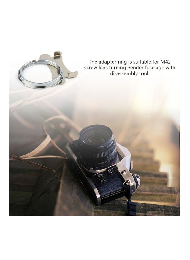 Lens To Pentax Adapter Ring Silver - Image 4