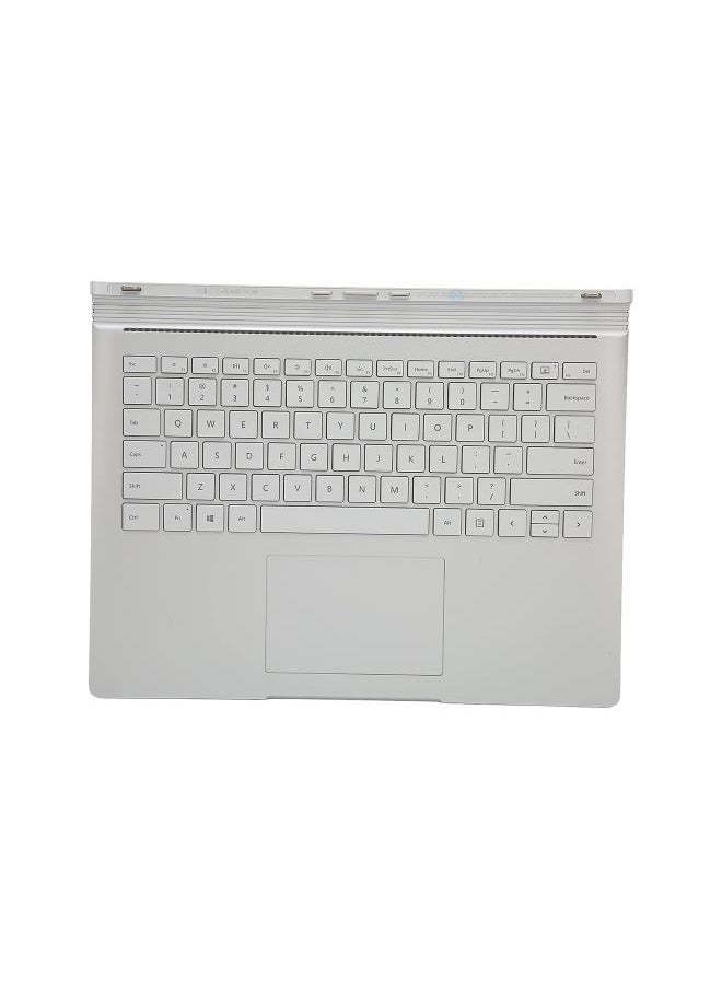 silvercnc - Keyboard Replacement for Microsoft Surface Book 2 1835,13.5in Multifunction Sensitive Full Key Basic Keyboard Silver for Notebook Laptop - Image 1