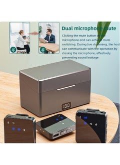 MMG MII Dual Channel Wireless Microphone for Phone Lapel One Touch Noise Cancelling Microphone Mic with Charging Box Noise Reduction for Video Android IOS Camera laptop  - Image 5