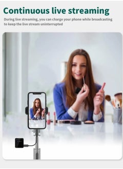 MMG MII Dual Channel Wireless Microphone for Phone Lapel One Touch Noise Cancelling Microphone Mic with Charging Box Noise Reduction for Video Android IOS Camera laptop  - Image 3