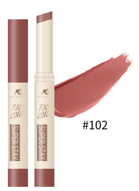 Super Stay Lipstick - Rich, Long-Lasting Color With Filler And Botox Effect Summer Pink