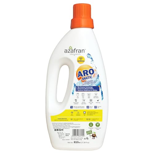 Azafran Plant Based ARO Matic Arctic Breeze Liquid Detergent, Removes Tough Stains, Ideal for Top or Front Load, For All Clothes, Delicates & Baby Clothes, Gentle on Skin, Eco-Friendly & Biodegradable - Image 2