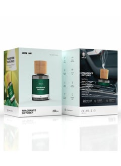 GREEN LION Fragrance Diffuser - Rose & Oud, 2-3 Hours Working Time, Type C Plug-in, 160ml Capacity, Air Cleaner & Humidifier, Atmosphere Lights - Wooden  - Image 2