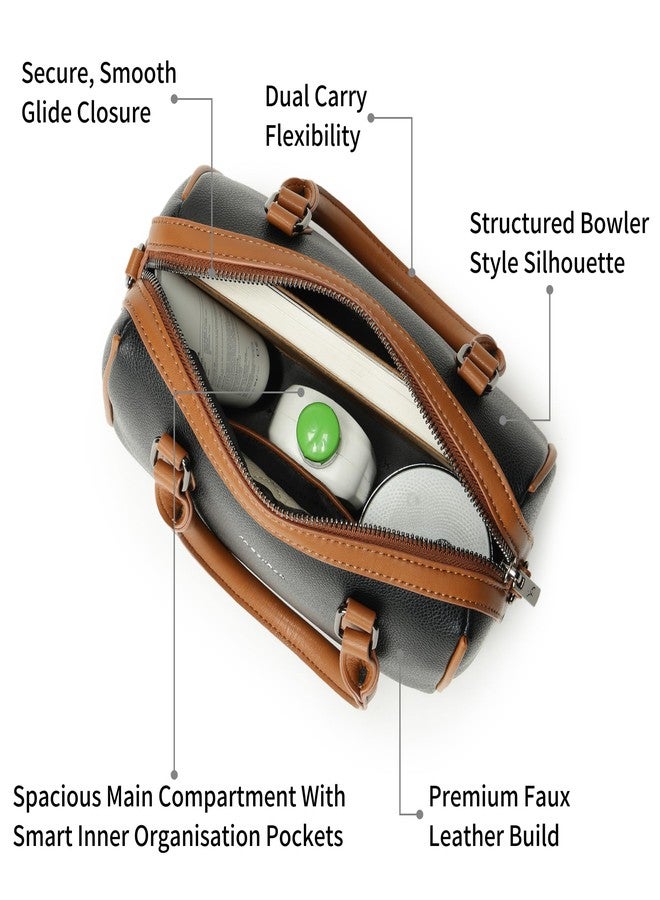 Fastrack Swirl Satchel | Women’s Faux-Leather Satchel| Dual Carry Handles, Adjustable Strap & Spacious Main Compartment - Image 3
