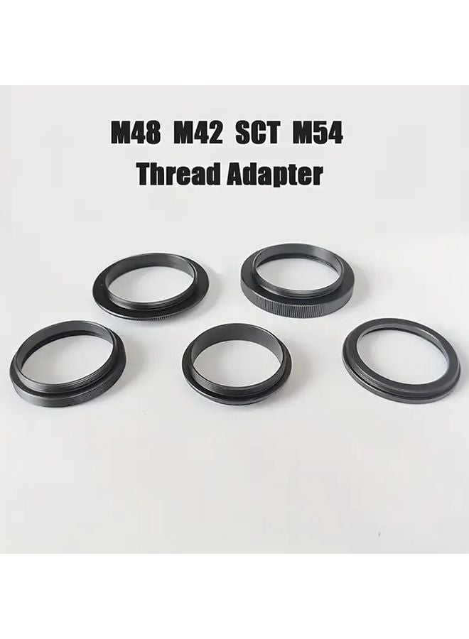 M48 To M48 Male Thread Heavy Duty All Metal Telescope Camera Adapter Ring - Image 2