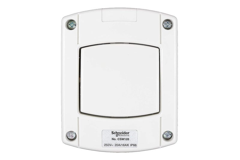 Schneider Electric Kavacha WeatherProof 1 Gang Switch - Image 1