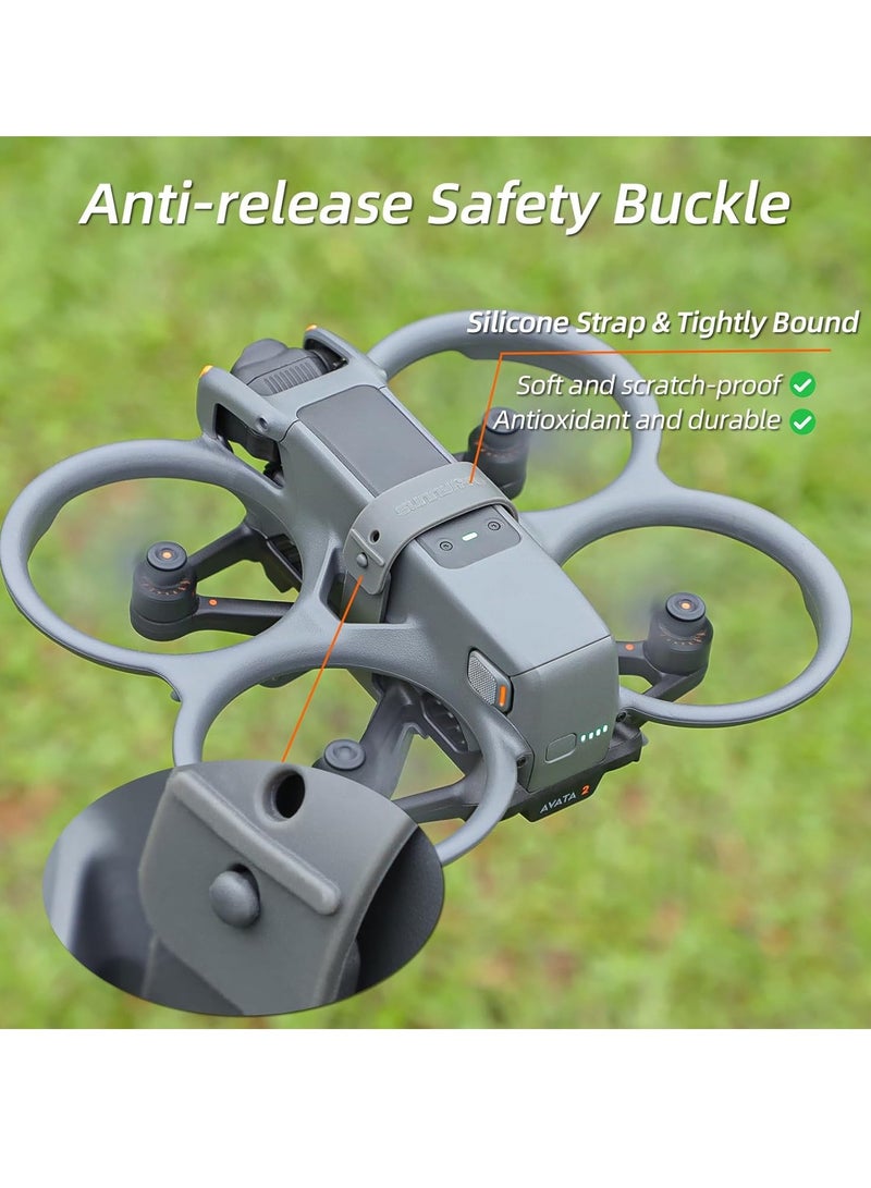 Avata 2 Landing Gear Foldable, Drone Landing Pad, Quick Release Extension Leg for DJI Avata 2 Accessories, Leg Foldable Extended, Height Extension Leg for DJI Avata 2 Drone (Orange) - Image 5