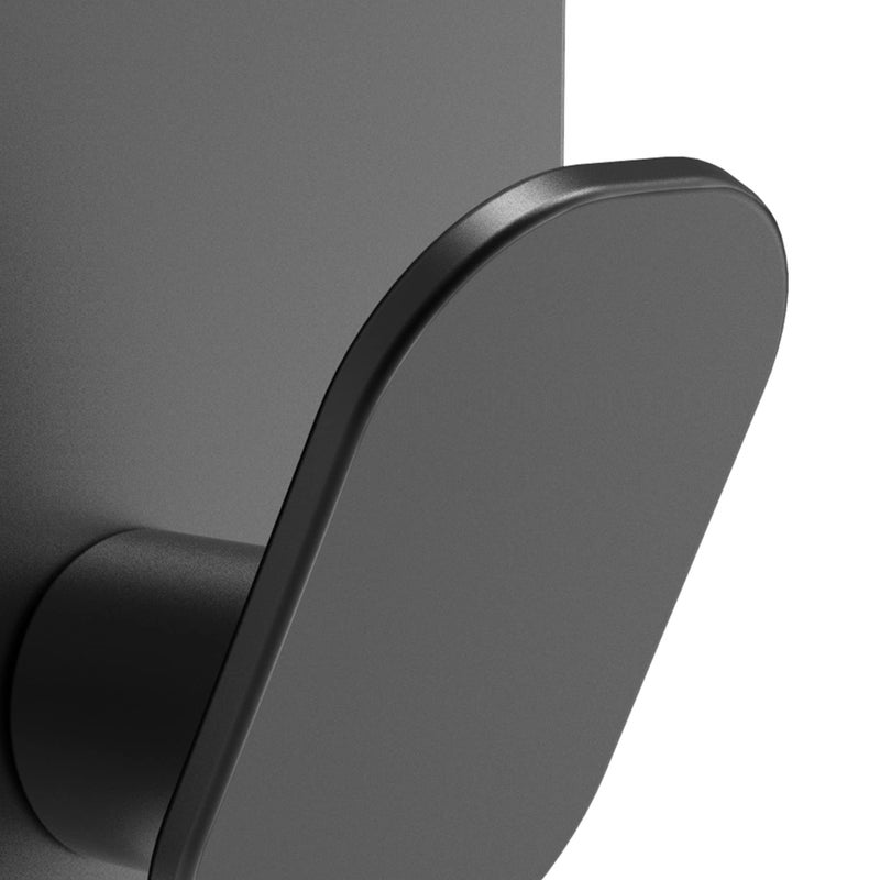 Deliton Black Towel Hook 6 Pack  Stainless Steel Stick On Wall Hooks For Hanging Coat Robe Hat  Self Adhesive Hooks  Heavy Duty  No Damage - Image 4