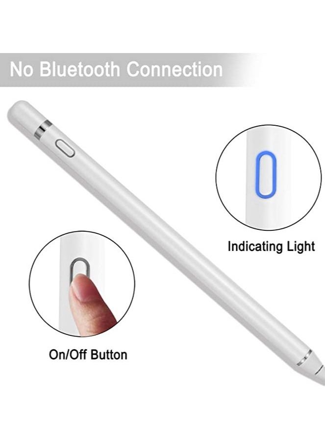 Active Stylus Pens for Touch Screens, Digital Stylish Pen Pencil Rechargeable Compatible with Most Capacitive Touch Screens  - Image 2