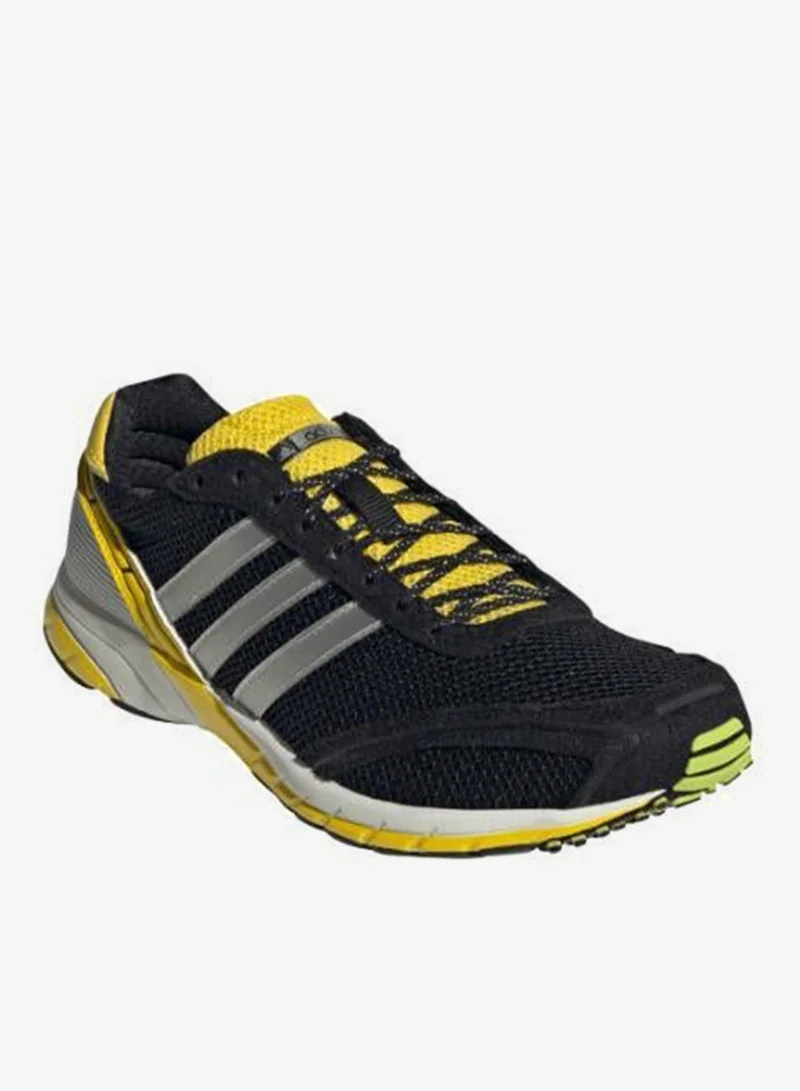 Adidas Originals Core Black / Silver Metallic / Yellow Adizero Adios OG Shoes for Women | Best Price UAE