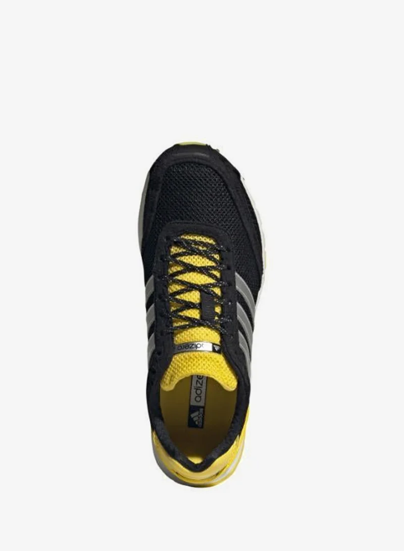 Adidas Originals Core Black / Silver Metallic / Yellow Adizero Adios OG Shoes for Women | Best Price UAE