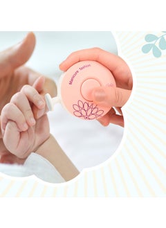 Hodaf Newborn Baby Nail File Battery Operated 6 Heads Children Nail Clipper Manicure Set Baby Care Nail Clipper  - Image 1