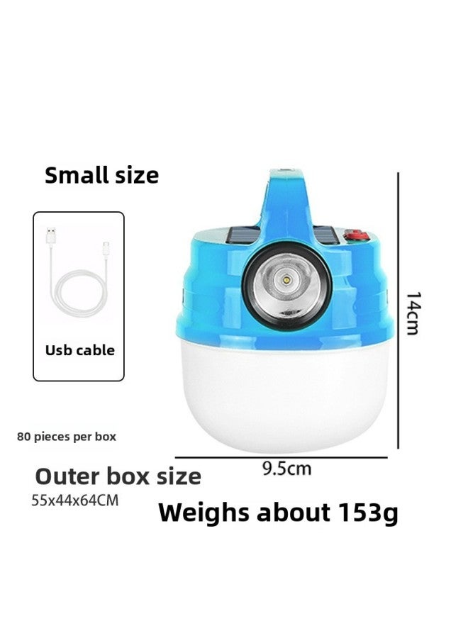 New Super Bright Led Rechargeable Spherical Camping Light Camping Light Household Indoor Emergency Solar Bulb Lighting 
