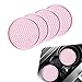 Zosgrew Car Cup Coaster Universal NonSlip Cup Holder Coasters for Car Honeycomb Embedded Decorative Silicone Coasters Cars Interior Decorative Accessories Pink - Image 2